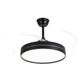 Ventilador de Teto Opus Air Basic Bivolt 30w Preto - OPS85582