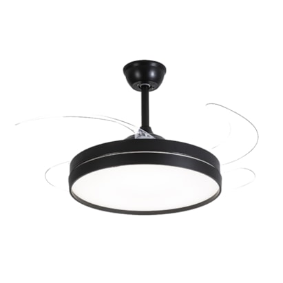 Ventilador de Teto Opus Air Basic Bivolt 30w Preto - OPS85582