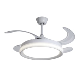 Ventilador de Teto Opus Air Plus Bivolt 30w Pá Retrátil Branco - OPS88385