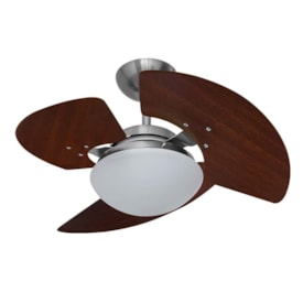 Ventilador de Teto Tron Aventador Stilo 3P 127V Aço Escovado / Cobre - 51.01-1184