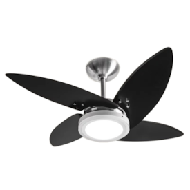 Ventilador De Teto Tron Azzam 4 Pás 127V Preto - 51.01-1401