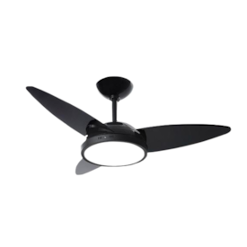 Ventilador De Teto Tron Lykan 3 Pás 127V Preto - 51.01-1524