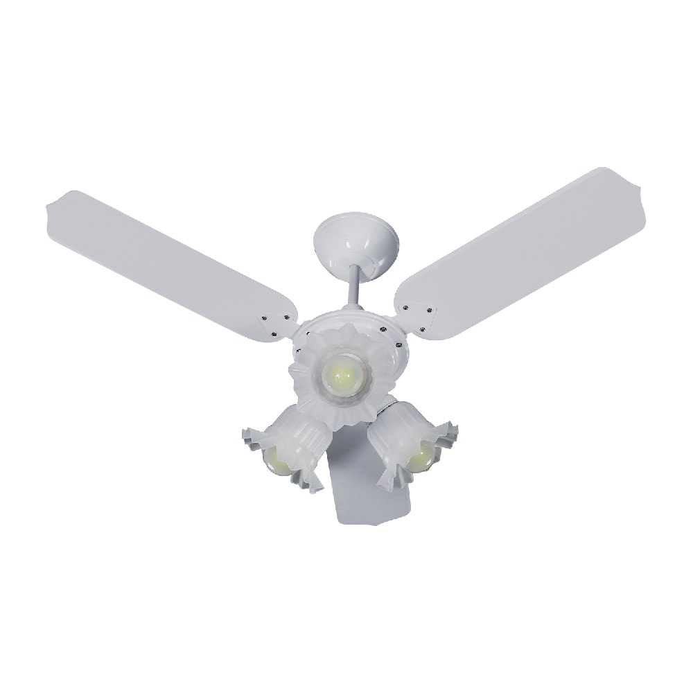 Ventilador De Teto Tron Paris 3 Pás 127V Branco - 51.01-0396