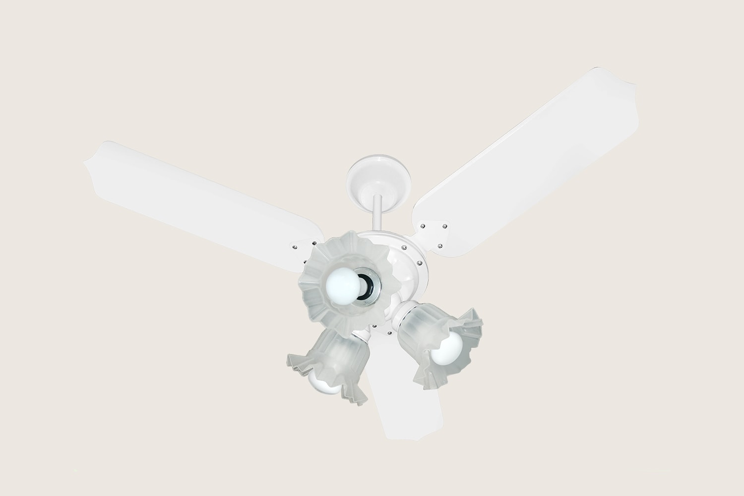 Ventilador De Teto Tron Paris 3 Pás 127V Branco - 51.01-0396