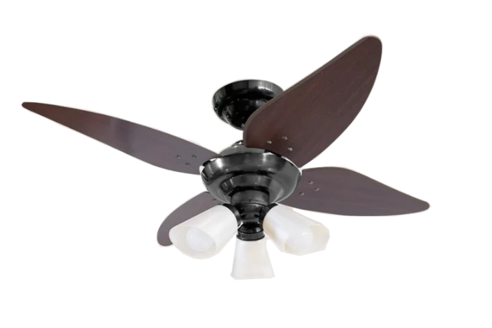 Ventilador De Teto Tron Salvante 4 Pás 127V Fume - 51.01.1314