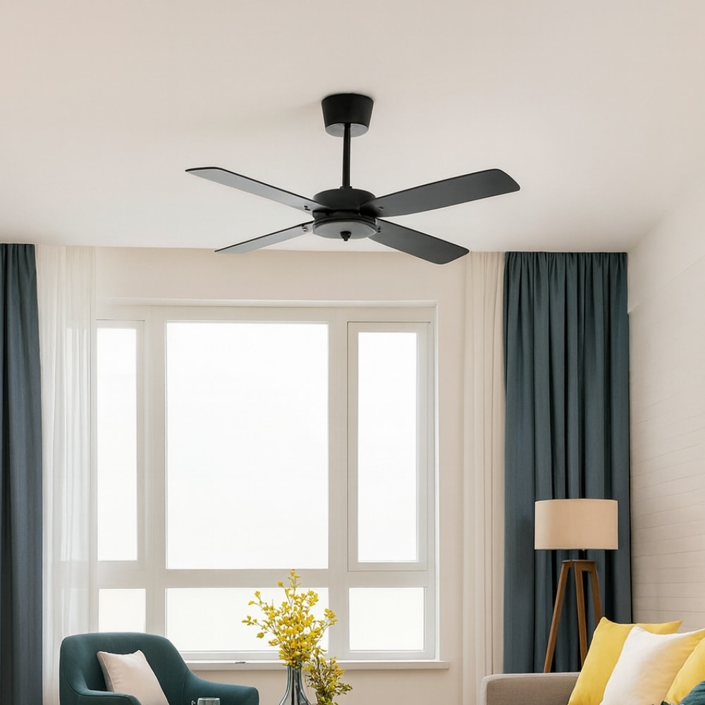 Ventilador de Teto Tron Topaz 4 Pás 130w CLM AT Preto - 51011547