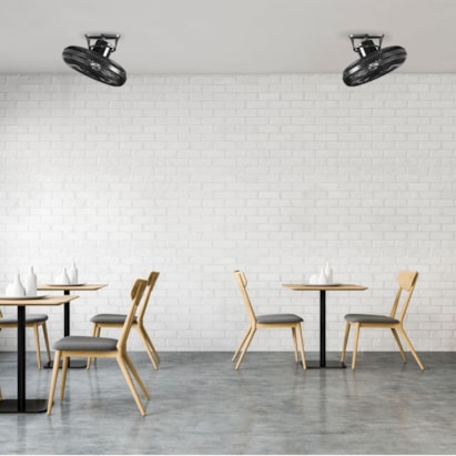 Ventilador de Teto Venti-Delta Premium 50cm Bivolt Preto - 765402