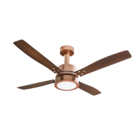 Ventilador de Teto Venti-Delta Vintage LED 4 Pás 127v Cobre - 254115