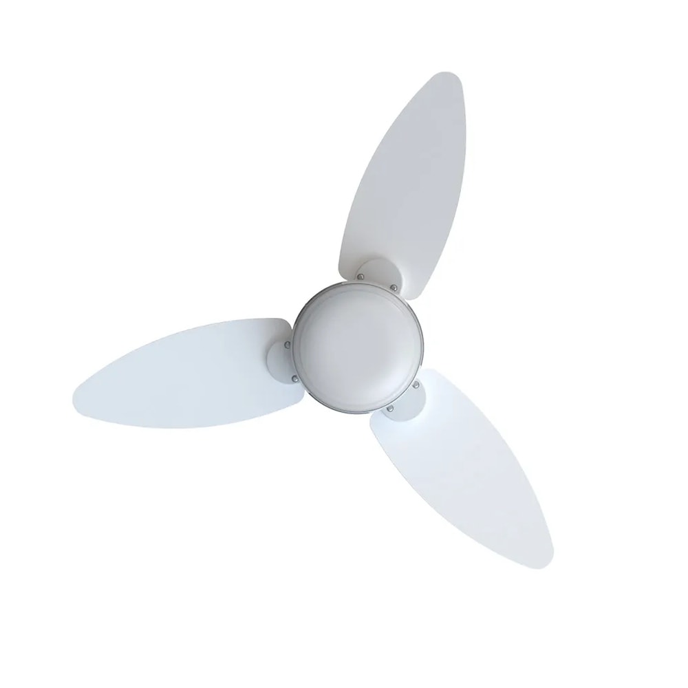 Ventilador de Teto Ventisol Elluz Inverter com Controle Bivolt Branco e Cinza - 11184