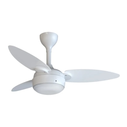 Ventilador de Teto Ventisol Elluz Inverter com Controle Bivolt Branco e Cinza - 11184
