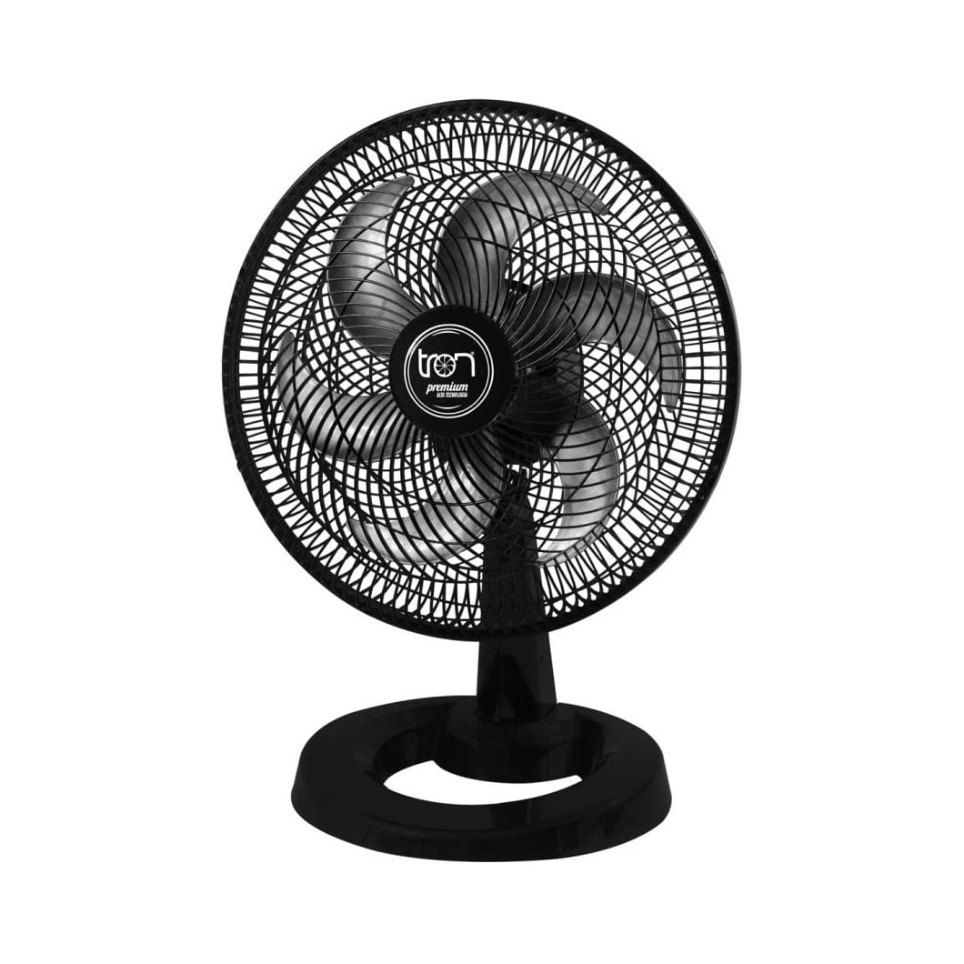 Ventilador Oscilante Tron 50cm 6 Pás 127V Preto 130W - 51.01.1244