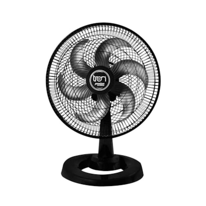 Ventilador Oscilante Tron 50cm 6 Pás 127V Preto 130W - 51.01.1244