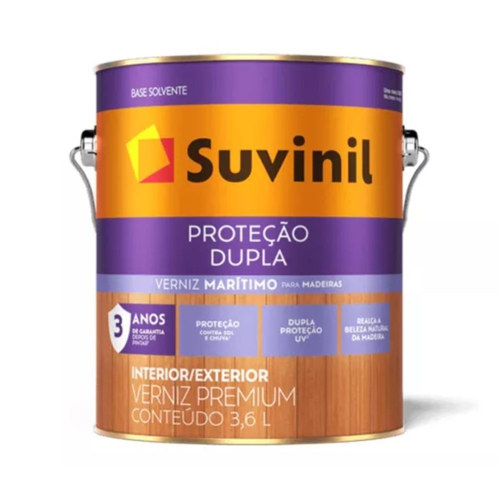 Verniz Marítimo Suvinil Madeira Protegida Acetinado 3,6L - 51610909