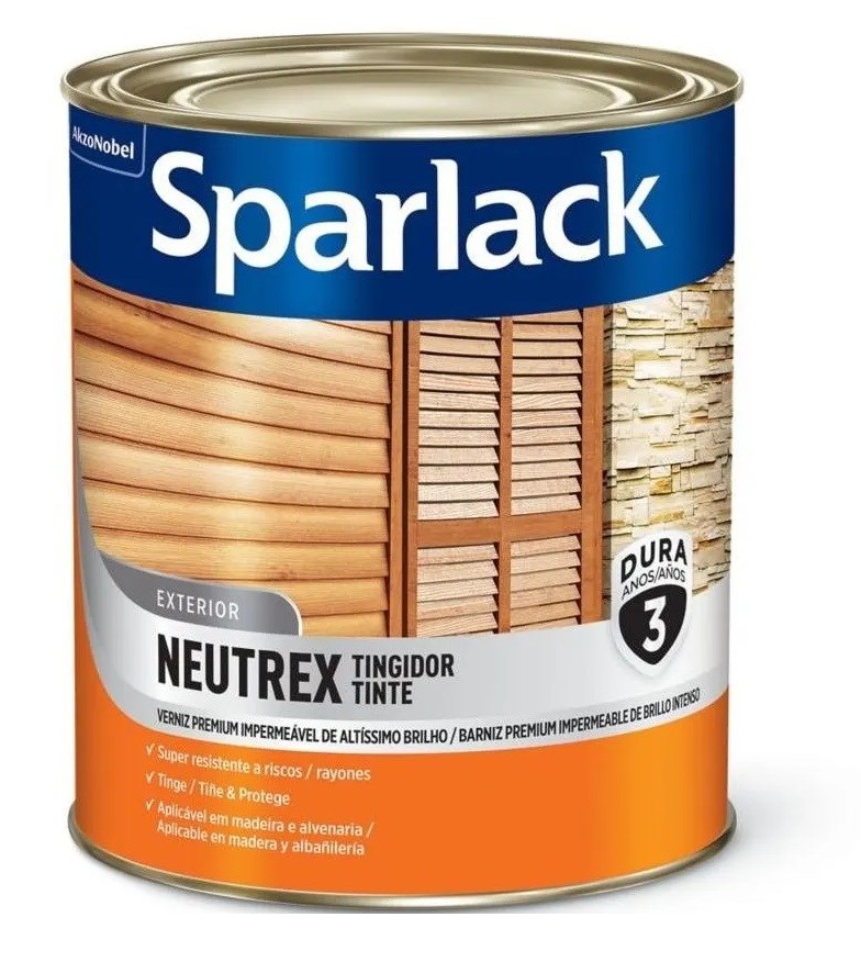 Verniz Neutrex Sparlack 0.9l Mogno