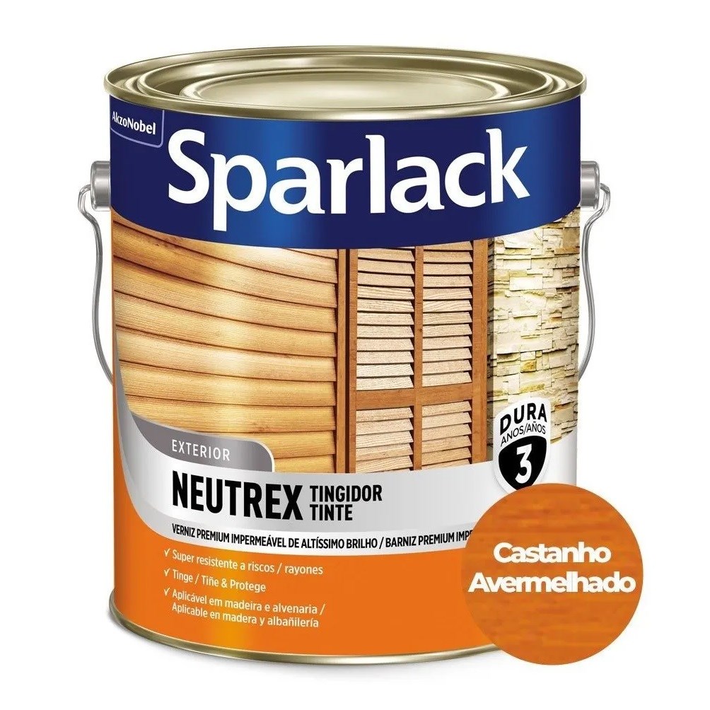 Verniz Neutrex Sparlack 3.6l Castan Avermel - 1139218001