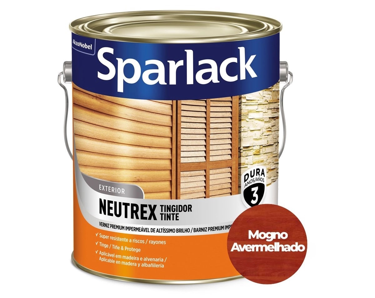 Verniz Neutrex Sparlack 3,6L Mogno - 05203075