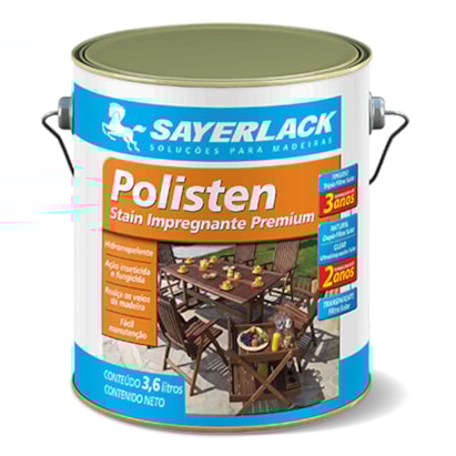 Verniz Polisten Sayerlack Transparente 3,6L