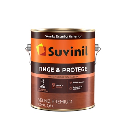 Verniz Proteção Dupla Suvinil Mogno Brilhante 3,6L - 57358918