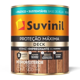 Verniz Proteção Máxima Deck Suvinil Acetinado Natural 900ml