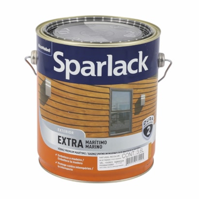 Verniz Sparlack Extra Marítimo Acetinado Natural 3,6L - 5203123