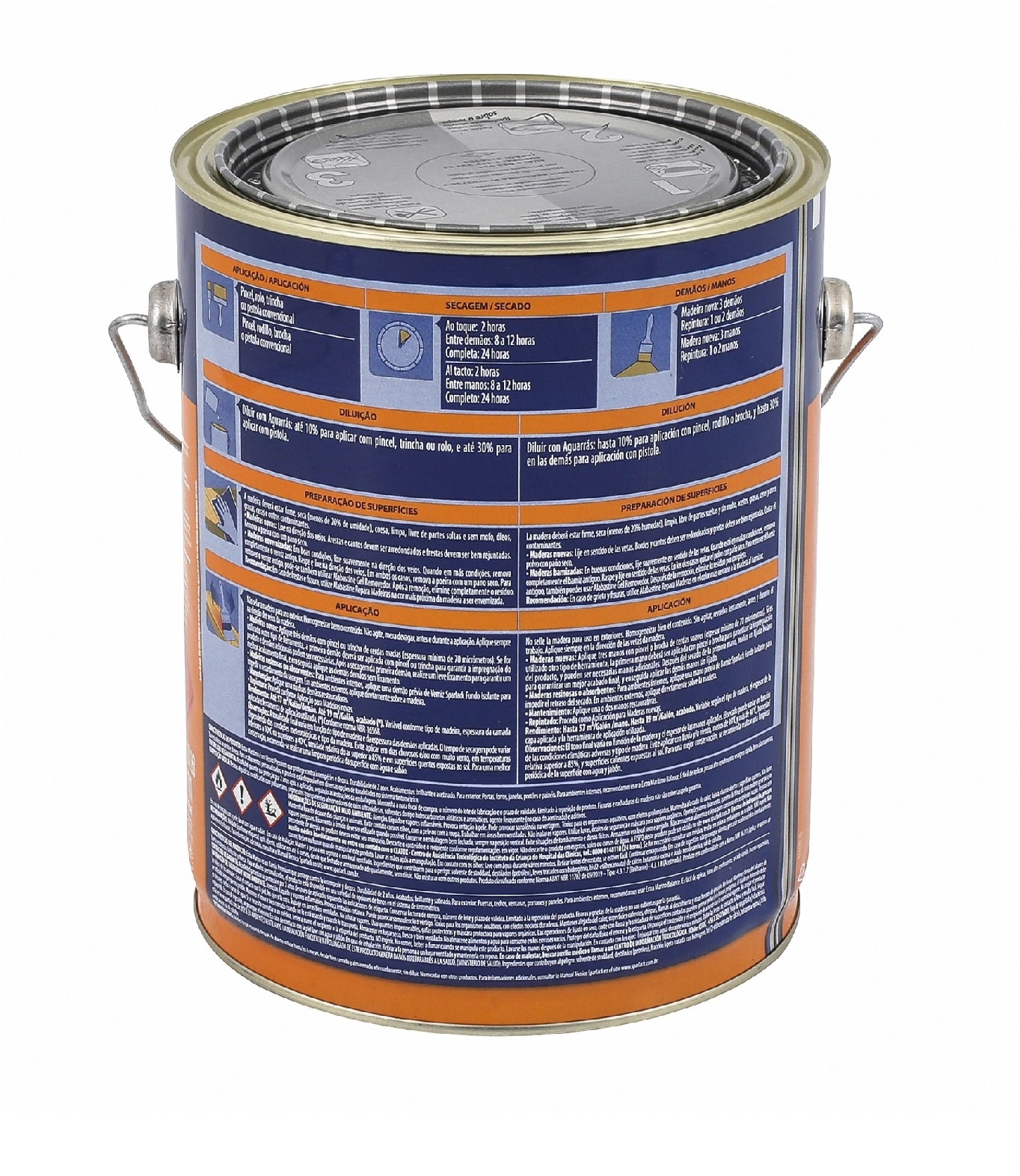 Verniz Sparlack Extra Marítimo Brilhante Natural 3,6L - 1139919501