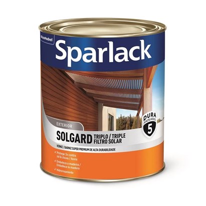Verniz Sparlack Solgard Triplo Fs Acetinado Natural 0.9l - 1139917104