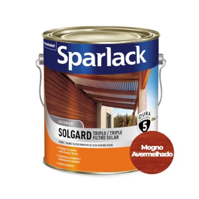 Verniz Sparlack Solgard Triplo Fs Brilhante Mogno 3,6L