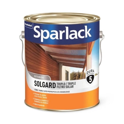 Verniz Sparlack Solgard Triplo Fs Brilhante Natural 3,6L - 139917001