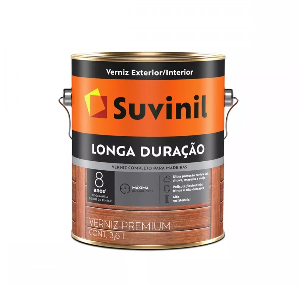 Verniz Suvinil Longa Duração Brilho Imbuia 3,6L