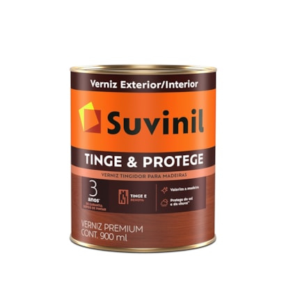 Verniz Suvinil Proteção Dupla Brilhante Mogno 0,9L - 57432111