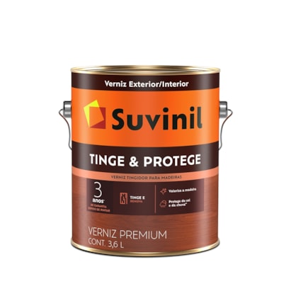 Verniz Suvinil Proteção Dupla Brilhante Mogno 3,6L - 57358918