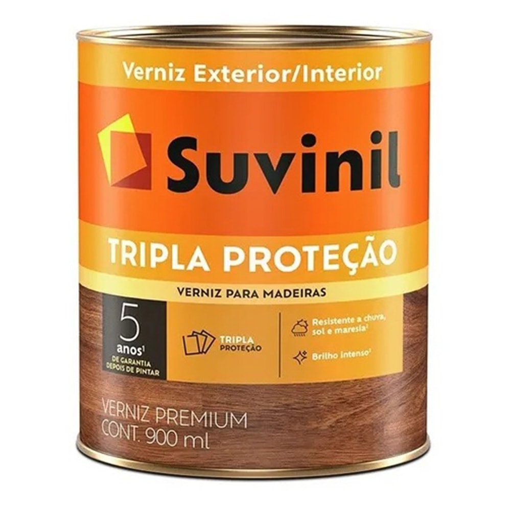 Verniz Suvinil Tripla Proteção Brilho Imbuia 0,9L