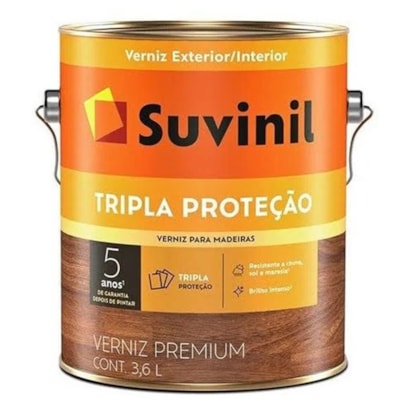 Verniz Suvinil Tripla Proteção Brilho Imbuia 3,6L