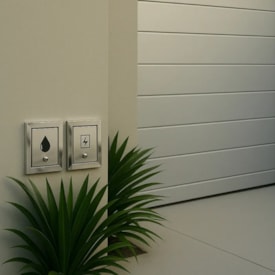 Visor de Luz/Energia para Muro Rosin Inox Branco - 4001