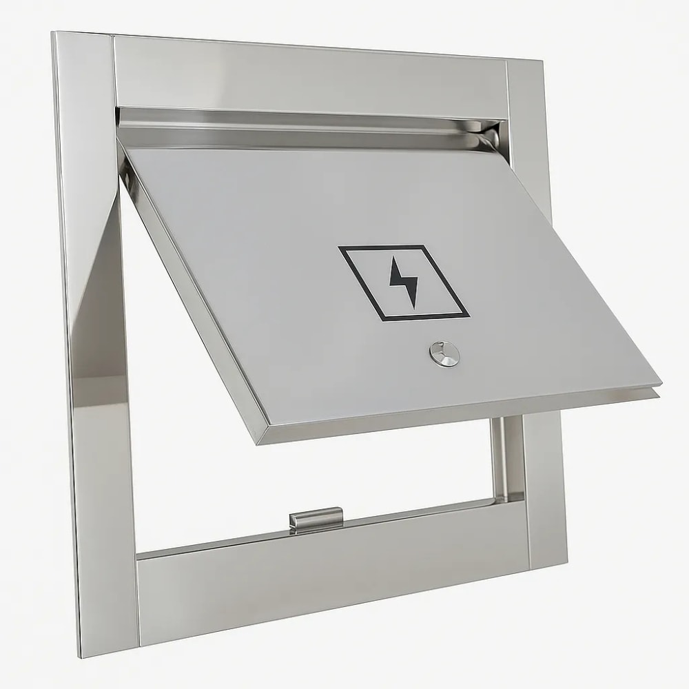 Visor de Luz/Energia para Muro Rosin Inox Branco - 4001