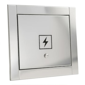 Visor de Luz/Energia para Muro Rosin Inox Branco - 4001