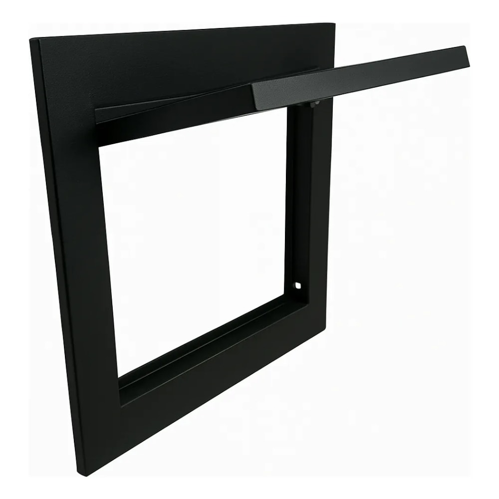 Visor de Luz/Energia para Muro Rosin Inox Preto - VPL21